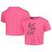 Girls Youth Pink Mickey & Friends Best Day Ever Cropped T-Shirt