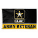 WinCraft Army 3' x 5' Veteran One-Sided Deluxe Flag