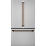 Café 36" Counter Depth French Door 23.1 cu. ft. Refrigerator in Gray/Brown | Wayfair CWE23SP2MS1_CXLB3H3PMCU