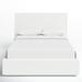 Joss & Main Baccarat Platform Bed Upholstered/Polyester in White | 50 H x 71 W x 101 D in | Wayfair 54A7359A4E81435B87E948A1F59A19AC