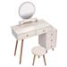 George Oliver Bahia Vanity Wood in Brown | 48 H x 15 W x 31 D in | Wayfair 59CFFF80D2A446A5AA72754BE86D0CCF