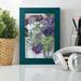 Red Barrel Studio® Florus Garden Wild Things I Framed On Paper Graphic Art Paper in Black/Blue/Green | 7 H x 5 W x 1 D in | Wayfair