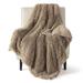 Everly Quinn Richelle Throw Blanket Faux Fur in Brown | 80 H x 60 W in | Wayfair 9B3562A74DBE4A04A8447ADA0C66A9F9