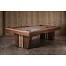 Doc & Holliday Derby Pool Table Solid Wood in Brown/Gray/Red | 32 H x 101 W x 56 D in | Wayfair dhderby