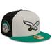 Men's New Era Cream/Kelly Green Philadelphia Eagles 2023 Sideline Historic 59FIFTY Fitted Hat