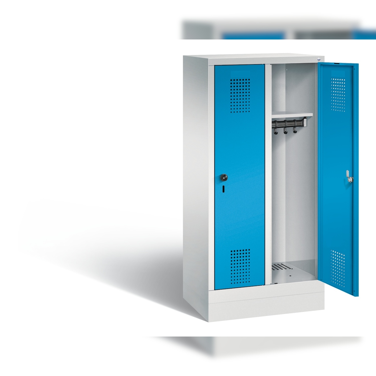 C+P Kindergarten-Spind Evolo, H1300xB610xT300mm Image