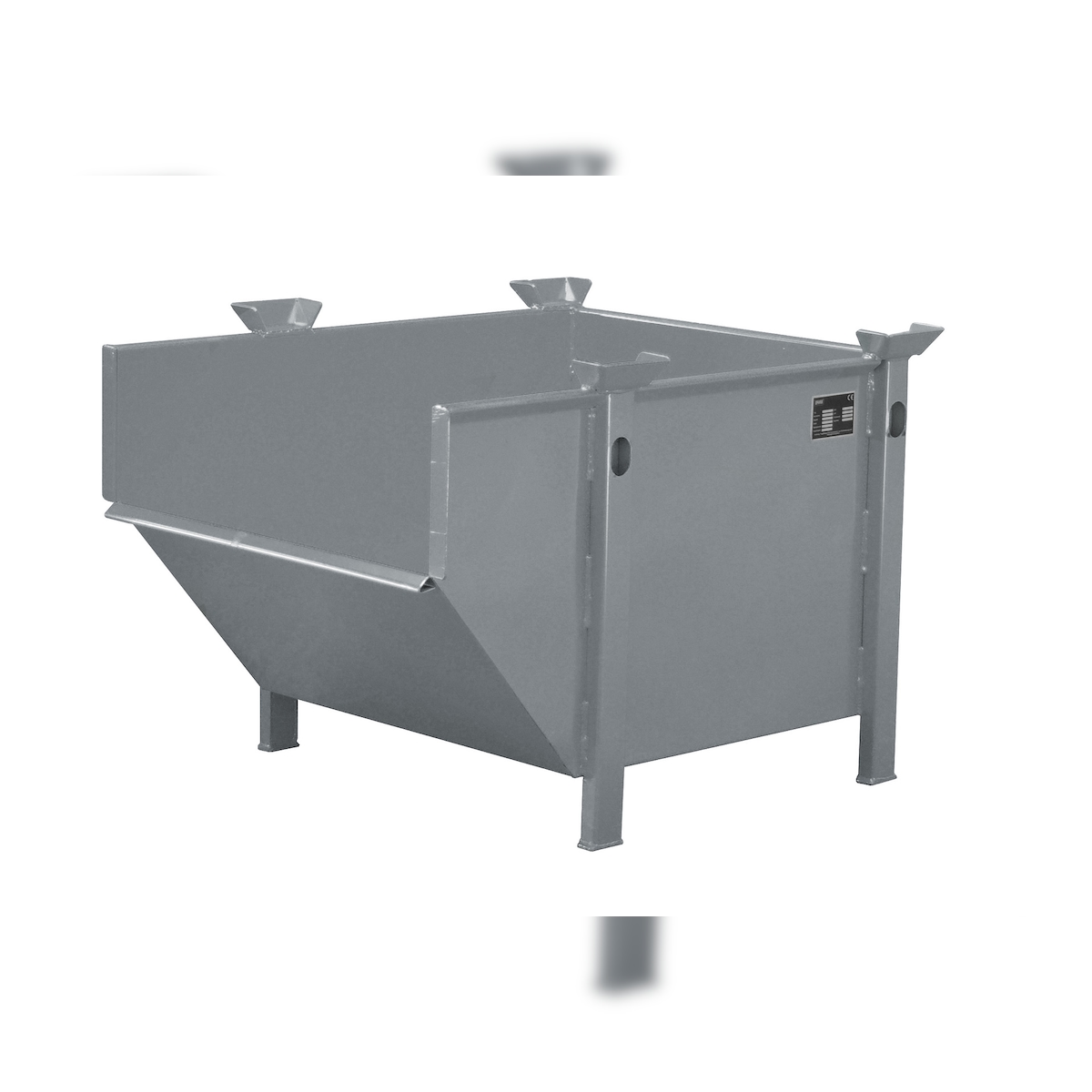 Materialbehälter BBM 500 lackiert RAL7005 Mausgrau Stapler Anbaugerät Image