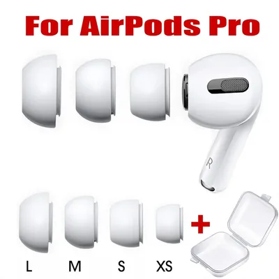 1–3 Paar Silikon-Kopfhörerspitze für Apple AirPods Pro 1 2, rutschfeste Ersatz-Ohrhörer, Ohrzubehör, weiche Silikon-Ohrstöpsel Image