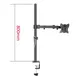 800mm T902-180 10"-27" Monitor Desktop Stand Full Motion 360 Degree steel Holder clamp base Monitor