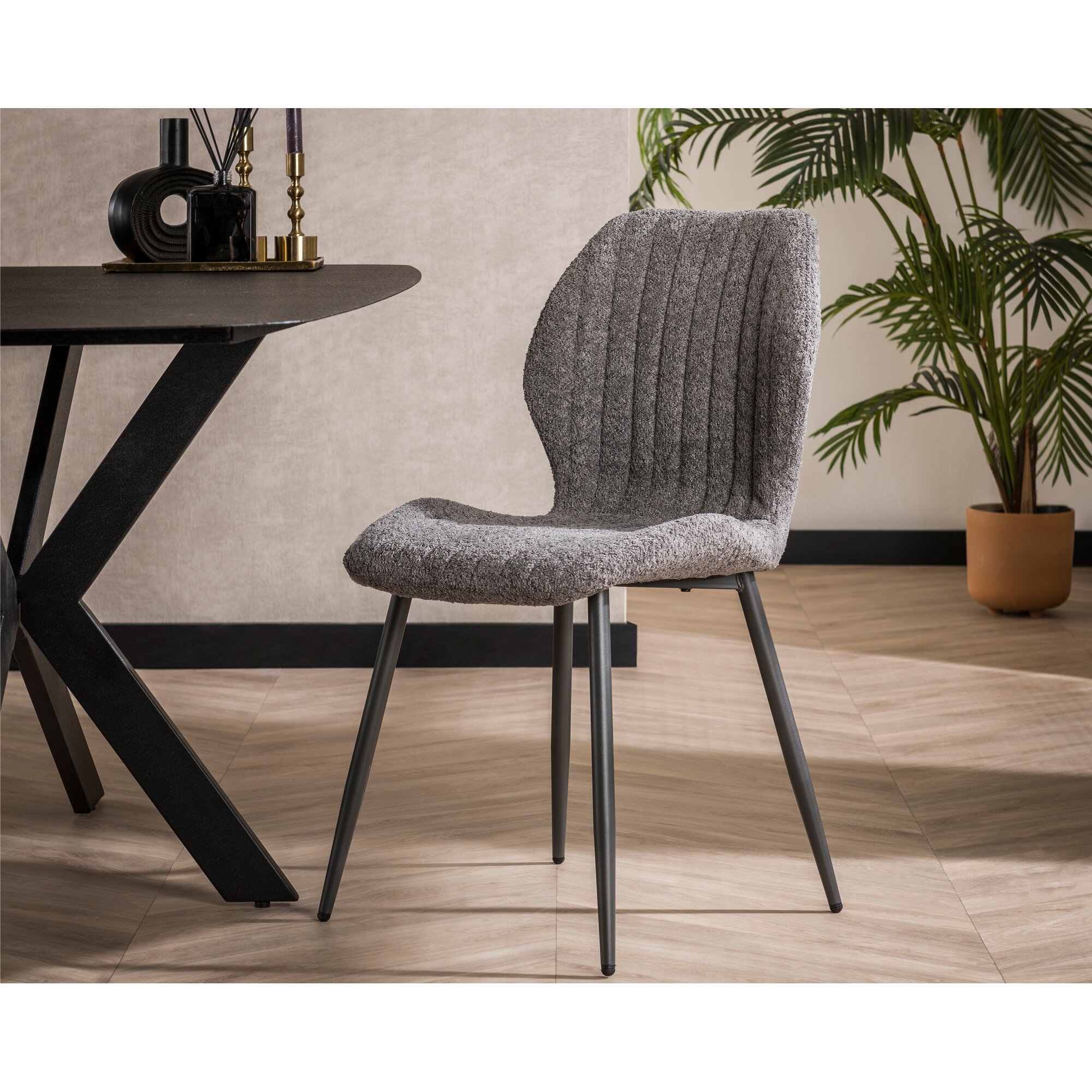 designline »Lejla« Esszimmerstuhl grau