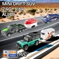 RC Cars 2.4G 5-Channel 1：64 Alloy Mini Remote Control SUV Drifts One Hour Long Endurance Electric