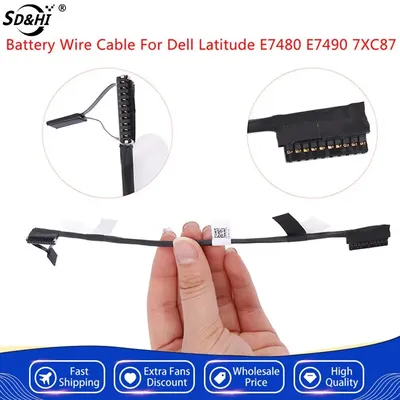 1pc Battery Wire Cable For Dell Latitude 7480 7490 E7480 E7490 Laptops Battery Cable DC02002NI00