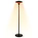 Outdoor 1500W Electric Infrared Halogen Tube Space Patio Heater Free Standing - 19.5x19.5x14.8