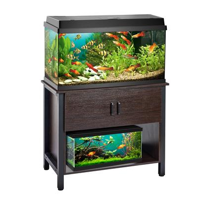 Aquarium Stand with Cabinet, Fish Tank Metal Stand, Turtle Reptile Terrariums