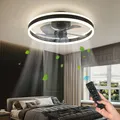 Ventilateur de plafond LED silencieux avec contrôle de la lumière ventilateur de plafond