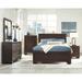 Coaster Furniture Kauffman Dark Cocoa 5-piece Bedroom Set with High Headboard