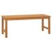 Irfora Patio Bench 44.9 Solid Teak Wood