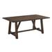 Merken Dark Oak Dining Table with Trestle Base