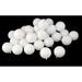 32ct Shiny Winter White Shatterproof Christmas Ball Ornaments 3.25" (80mm)