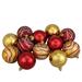12ct Shatterproof Shiny and Matte Christmas Ball Ornaments 2.25" (60mm)