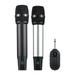 moobody Professional UHF Wireless Microphone System with Handheld Cordless Microphone & Receiver Rechargeable Mic 16 Channels for Video Live Broadcast Interview Singing Party
