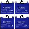 12V 35AH GEL NB Replacement Battery Compatible with Majors Mobisist Liberty 520 Fold Power Chair - 4 Pack