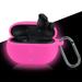 Pink Cover Case Replacement for Apple Beats Studio Buds 2021 New Wireless Earbuds Silicone Skin Carrying Protective Protector Sleeve for Women Girl Glow in Dark - LEFXMOPHY