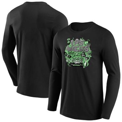 LA 2028 XXXIV Grafik-Langarm-T-Shirt – Schwarz Image
