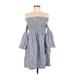 Sanctuary Casual Dress: Blue Stripes Dresses - Women's Size Medium