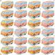 Qilery 24 Pcs Two Groovy Party Favors Groovy Party Favor Boxes Truck Shaped Groovy Birthday Decorations Hippie Party Decorations Bus Treat Goodie Boxes for Retro Party Table Centerpiece Candy Box