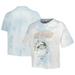 Unisex White The Mandalorian Baby Yoda Floral Tie-Dye T-Shirt