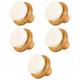 FOMIYES 5pcs Bath Brush Body Scrub Brush Esthetician Supplies Baby Bath Sponge Brush Infant Hair Brush Men's Body Lotion Bath Back Scrubber dust Brush Newborn take a Bath White Wood