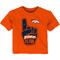 Infant Orange Denver Broncos Hand-Off T-Shirt