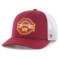 Youth '47 Burgundy/White Washington Commanders Scramble Adjustable Trucker Hat