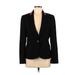Anne Klein Blazer Jacket: Below Hip Black Print Jackets & Outerwear - Women's Size 10
