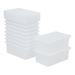ECR4Kids Letter Size Tray w/ Lid, Storage Containers Plastic | 5.5 H x 13.5 W x 8.75 D in | Wayfair ELR-20527-CL