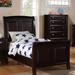 Glory Furniture Sera Sleigh Bed Wood in White/Brown | Queen | Wayfair G9800A-QB