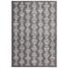 White 77 x 53 x 0.5 in Indoor Area Rug - Union Rustic Kambel Abstract Machine Woven Polypropylene Area Rug in Dark Gray/Ivory Polypropylene | Wayfair