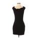 Black Halo Casual Dress - Party: Black Print Dresses - Women's Size 2