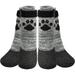 KOOLTAIL Anti Slip Dog Socks - Outdoor Dog Boots Waterproof Dog Shoes Paw Protector with Strap Traction Control for Hardwood Floors