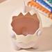 Cute Dinosaur Egg Pen Holder Personalized DIY Stationery Pen Bucket for Dinosaur Party Decorations - Pink