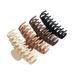 Spenlly 4 Pcs Women Girls Large Claw Clips Big Hair Clamps Hair Styling Accessories Non-slip Hair Claw Clips for Thin Thick Curly Long Hair (Creamy White+Khaki+Coffee+Black)