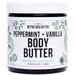 Better Shea Butter Whipped Body Butter | Peppermint Vanilla | Body Moisturizer for Women | With Raw Shea Butter for Dry and Delicate Skin | Paraben Free Non-Greasy No Synthetic Fragrances | 8 oz