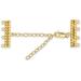 2 3.2mm 14k Yellow Gold Multi-Strand Extender