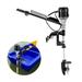 12km/H 1000W Outboard Boat Motor Universal 48V Electric Outboard Motor Boat Engine Heavy Duty Fishing Boat Motor 3 Blades Electric Start Marine Trolley Driver Brushless Motor Propeller(4800rpm)