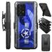 Compatible with Samsung Galaxy A23 5G (Not for UW); Hybrid Luxguard Holster Phone Case Cover (Air Force Star)