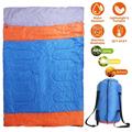 Camping Sleeping Bag iMounTEK 3 Person Sleeping Bag Lightweight Waterproof Cotton Liner Adult Kids for 3 Season Camping Hiking Backpacking 83.27*67.52*3.94in