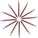 FOAUUH 12 Pack Tent Stakes 7075 Ground Metal Camping Aluminum Tent Pegs Lightweight Stakes Heavy Duty Spikesï¼ˆred)