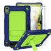 FIEWESEY for Lenovo Tab P11 2nd Gen Tablet Case Shoulder Strap Soft Silicone&Hard Back Shockproof Kids Friendly Case for Lenovo Tab P11 2nd Gen 11.5 inch+Screen Protector(Navy/Green 2 Pcs)