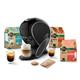 KRUPS Dolce Gusto NEO Coffee Machine by, Kaffeemaschine + 3 Dosen kompostierbarer Kaffeepads (Espresso, Lungo, Cappuccino), YY5242FD Smart Multigetränkekanne